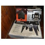 B&D 1.5 hp router, guide, Craftsman router table;