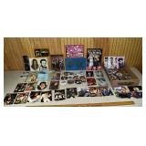 Elvis Presley collectibles: post cards, buttons, m