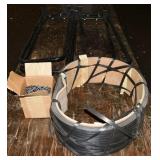 Lot: industrial black polyester strapping