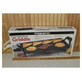 Presto 21" electric griddle; as is