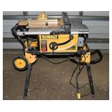 DeWalt model DWE7491 portable 10" table saw, worki