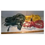 4 extension cords: 25
