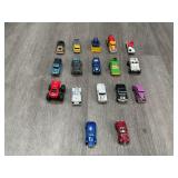 (17)  VINTAGE TOY VEHICLES =