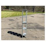 TALL GRAY SHELF