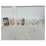 VINTAGE DRINKING GLASSES AND MORE
