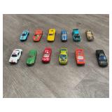 (12)  VINTAGE TOY VEHICLES =