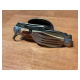 KNIFE WITH SPOON,  SAW, OPENER, SPOON, ETC