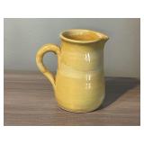 POTTERY PITCHER WITH HANDLE - 6' VERY NICE SHAPE