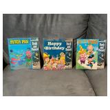 (3) PETER PAN BOOK AND RECORD 45 RPM - NICE SHAPE