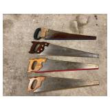 4 HAND SAWS