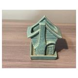 VINTAGE POTTERY PLANTER - HOUSE SHAPE
