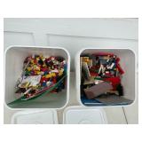 2 BUCKETS OF LEGOS