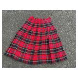 VINTAGE WOOL SKIRT - HAS ZIPPER - COLORFUL