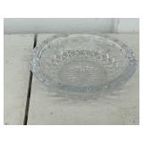 HEAVY GLASS ASHTRAY