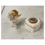 COVERED ANGLE TRINKET BOX AND ANGLE