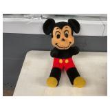 LARGE STUFFED MICKEY MOUSE - OLD ONE = NICE SHAPE