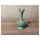 VINTAGE POTTERY VASE = COOL SHAPE TO IT