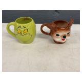 GRINCH MUG,  REINDEER MUG, LANE WINTER WONDER