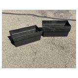 4 PLANT BOXES = GO OVER A RAIL OR JUST SIT