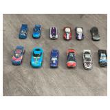 (12)  VINTAGE TOY VEHICLES =