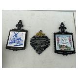 3 KITCHEN TRIVETS