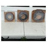 3 NEW IN PACKAGES =  PLATE HOLDERS
