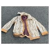 VINTAGE SCHWARTEX RABBIT COAT - MADE IN ENGLAND
