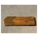 ANTIQUE FOLDING RULER = REALLY NEAT RULER