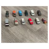 (12)  VINTAGE TOY VEHICLES = VANS
