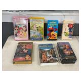 11 VINTAGE VHS TAPES = SESAME STREET, DISNEY, ETC