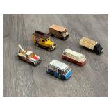 (6)  VINTAGE TOY VEHICLES =