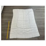 VTG. DAMASK TABLECLOTH - DESIGN ON IT