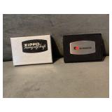 ZIPPO MONEY CLIP KNIFE IN BOX = AIR PREHEATER
