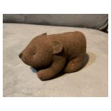 VINTAGE STUFFED BEAR = SMALLER ONE