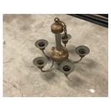 VINTAGE METAL HANGING CEILING LIGHT