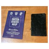 1951 SERVICEMENS UNITED STATES MAP & BOOK