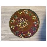 DECORATIVE POTTERY PLATE -J. ARIASP MADE IN MEXICO