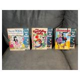 (3) PETER PAN BOOK AND RECORD 45 RPM - NICE SHAPE