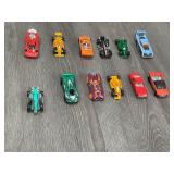(12)  VINTAGE TOY VEHICLES =