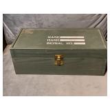 VINTAGE G.I. JOE FOOTLOCKER = ORIGNAL AND NICE