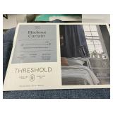 Threshold blackout curtian 2-panels 63inL
