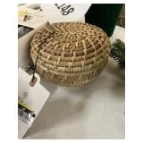 Hearth & Hand woven basket w/ lid
