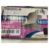 Marathon S-fold towels 4000 ct