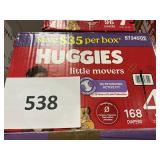 Huggies 168 diapers size 4