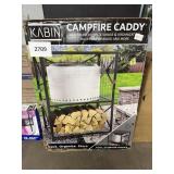 Kabin campfire caddy