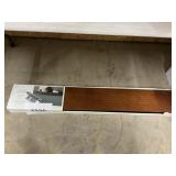 Threshold floating wood shelf 36in