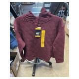 Lands End quilted pullover M