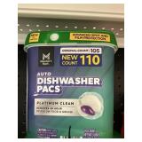 Auto dishwasher pacs 110 ct