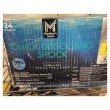 Quick dissolving shock 24-1lb pouches