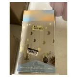 Teen home moon phase string lights